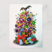  Ghost Cat Pumpkin Halloween Spider Party Feestdagenkaart (Voorkant)