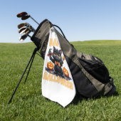 Ghost Cat T-shirt, Halloween Shirt, Spooky Schatti Golfhanddoek (Groen)