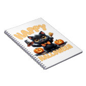 Ghost Cat T-shirt, Halloween Shirt, Spooky Schatti Notitieboek (Rechterzijde)