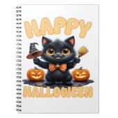 Ghost Cat T-shirt, Halloween Shirt, Spooky Schatti Notitieboek (Voorkant)