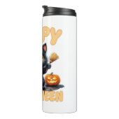 Ghost Cat T-shirt, Halloween Shirt, Spooky Schatti Thermosbeker (Geroteerd rechts)