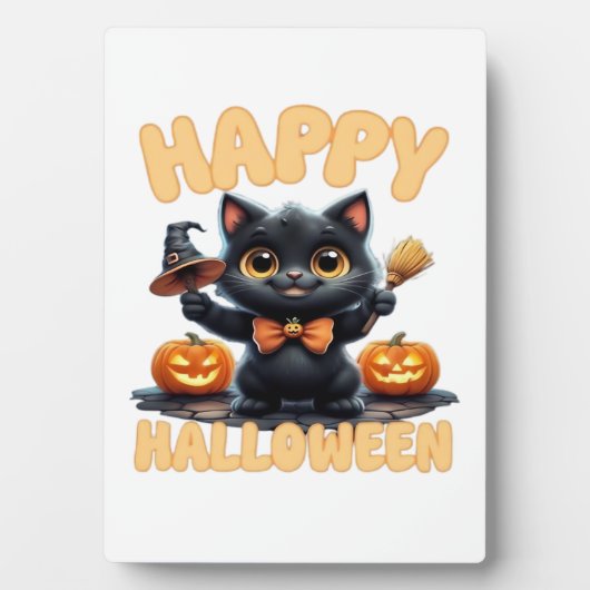 Ghost Cat Tee, Halloween Shirt, Spooky Cute, Unise Fotoplaat (voorkant)