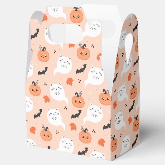 Ghost Cats en pompoenen Bedankdoosjes (Geopend)