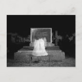 Ghost Cemetery Dark Horror Halloween Briefkaart (Voorkant)