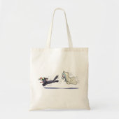 Ghost chasing Cat Tote Bag (Voorkant)