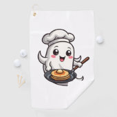 Ghost Chef - Grappig Halloween Koken T-shirt Golfhanddoek (Insitu)