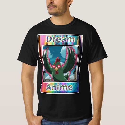 Ghost Chicken Dream Anime T-shirt (Voorkant)