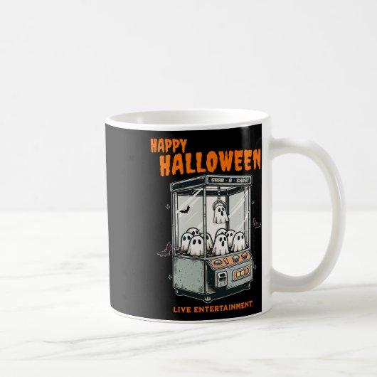 Ghost Claw Spel Happy Halloween Koffiemok (Rechts)