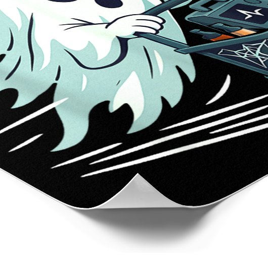 Ghost Code Boo In The Icu Nursing Gift For Hallowe Poster (Hoek)