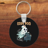 Ghost Code Boo In The Icu Nursing Gift For Hallowe Sleutelhanger (Voorkant)
