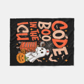 Ghost Code Boo In The Icu Nursing Nurse Halloween  Fleece Deken (Voorkant (Horizontaal))