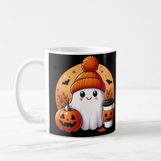 Ghost Coffee mok met een geest (Links)