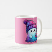 Ghost Coffee mok met ghost schattig voor koffielie (Voorkant rechts)
