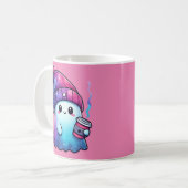 Ghost Coffee mok met ghost schattig voor koffielie (Voorkant links)