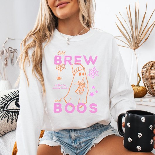 Ghost Cold Brew en Boos Iced Coffee Halloween Trui