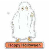Ghost costume kind Sticker (Voorkant)