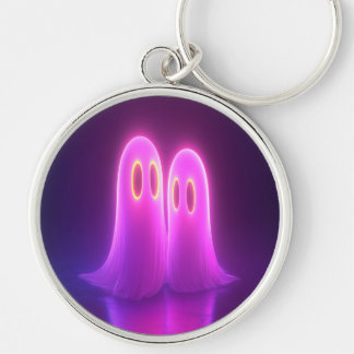 Ghost Couple beroemd gemaakt door Kawaii Neon Love Sleutelhanger