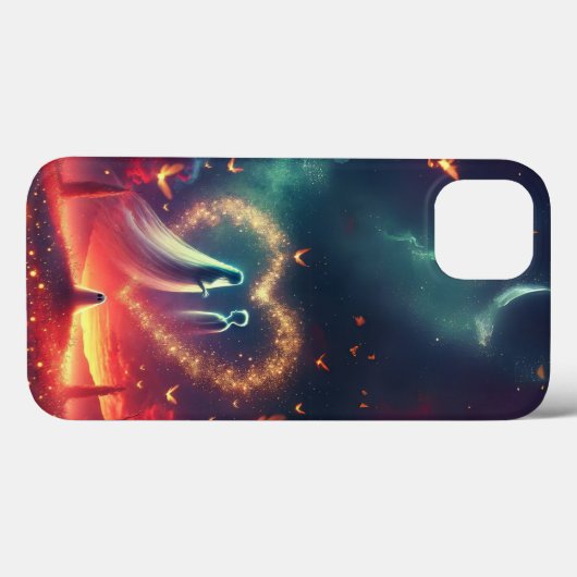 Ghost Couple Telefoonhoes Case-Mate iPhone Case (Achterkant (horizontaal))