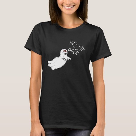 Ghost Couples Halloween Costume matching T-shirt (Voorkant)