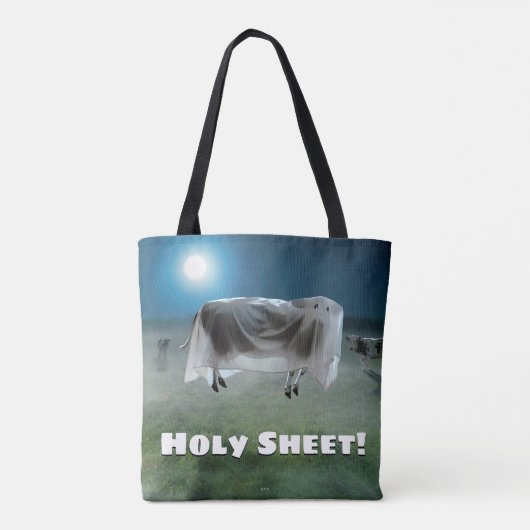 Ghost Cow Tote Bag (Achterkant)