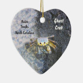 Ghost Crab Heart Shaped Ornament (Rechts)