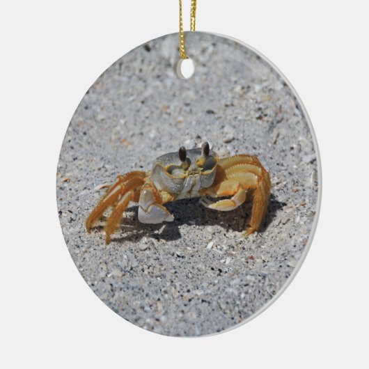 Ghost Crab Keramisch Ornament (Links)