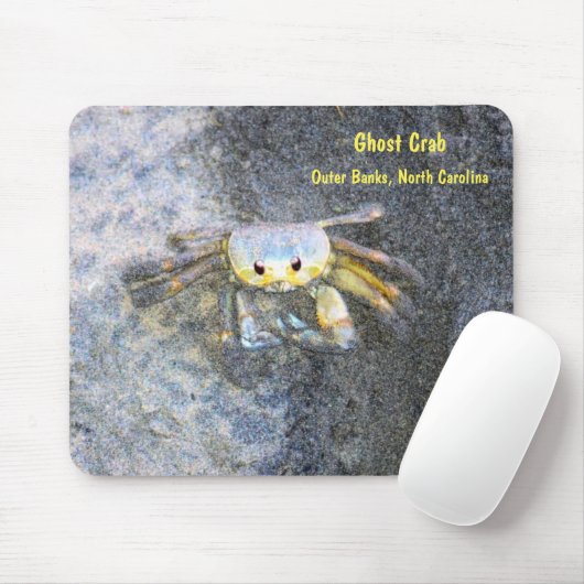 Ghost Crab met Info Mousepad Muismat (Met muis)