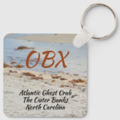 Ghost Crab OBX North Carolina Fotografisch Sleutelhanger (Achterkant)
