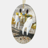 Ghost Crab Surprise Keramisch Ornament (Links)