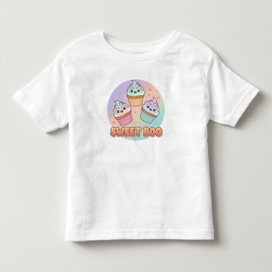 Ghost Cupcake Party Halloween T-Shirt – Schattige (Voorkant)