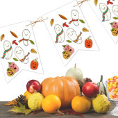 Ghost Cute Halloween Party Vlaggetjes