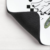 Ghost Cycling Fietsretro Halloween Party C Muismat (Hoek)