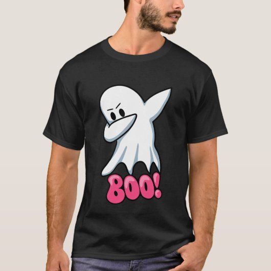 Ghost Dabbing Tshirt, Funny Ghost T-shirt, Hallowe T-shirt (Voorkant)