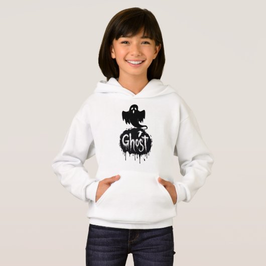 Ghost – Dark Horror Dripping Text Art (Voorkant volledig)