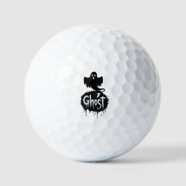 Ghost – Dark Horror Dripping Text Art Golfballen