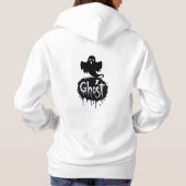 Ghost – Dark Horror Dripping Text Art Hoodie (Achterkant)