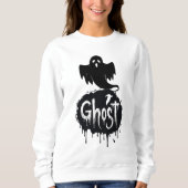 Ghost – Dark Horror Dripping Text Art Trui (Voorkant)