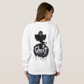 Ghost – Dark Horror Dripping Text Art Trui (Achterkant volledig)