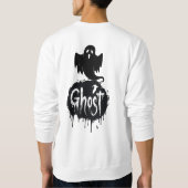 Ghost – Dark Horror Dripping Text Art Trui (Achterkant)