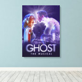 GHOST - De muziekLogo Canvas Afdruk (Insitu (Houten vloer))