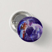 GHOST - De muziekLogo Ronde Button 3,2 Cm (Voorkant /achterkant)