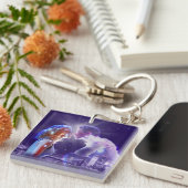 GHOST - De muziekLogo Sleutelhanger (Voorkant Rechts)