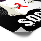 Ghost Dead Blood Society Blood Cancer Awareness HA Poster (Hoek)