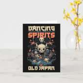 Ghost Demon danst met de geest van het oude Japan Kaart (Gele Bloem)