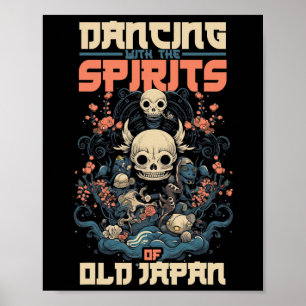 Ghost Demon danst met de geest van het oude Japan Poster