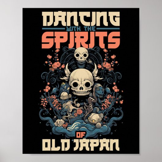 Ghost Demon danst met de geest van het oude Japan  Poster (Voorkant)