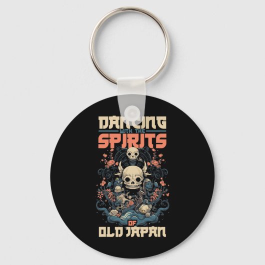 Ghost Demon danst met de geest van het oude Japan Sleutelhanger (Voorkant)