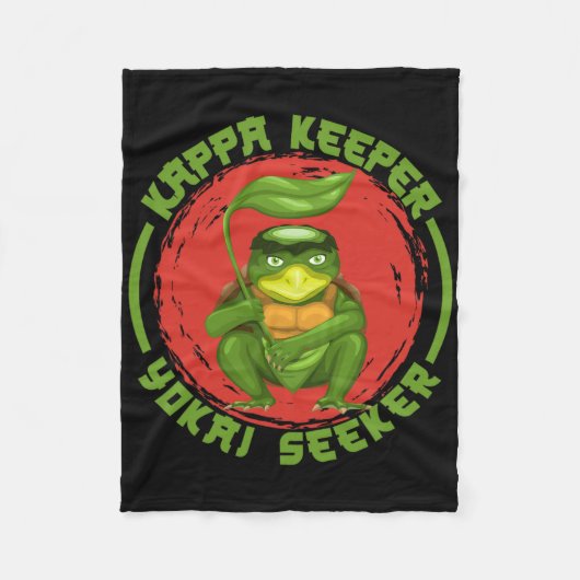 Ghost Demon Kappa Keeper Seeker Monster Trickster Fleece Deken (Voorkant)