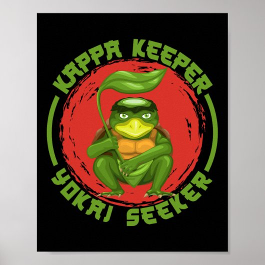 Ghost Demon Kappa Keeper Seeker Monster Trickster Poster (Voorkant)