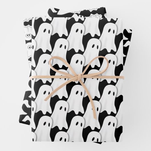 Ghost Design Wrapping Paper Set (In situ)